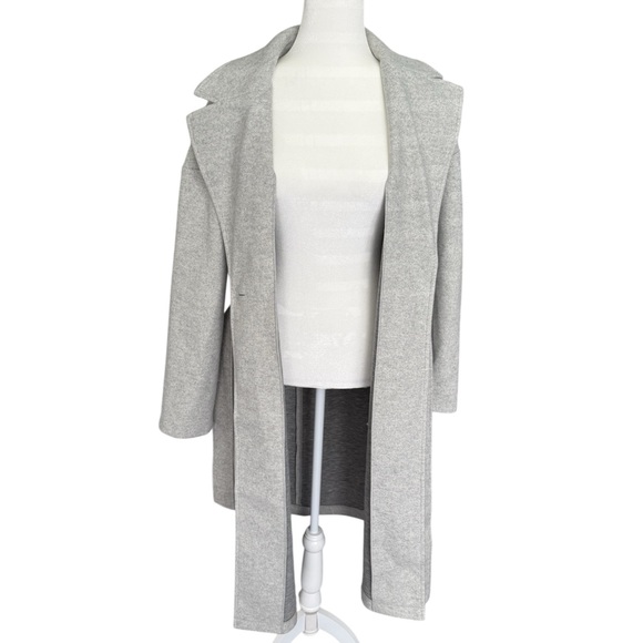 NWOT! Women’s Joie Heather Grey Long Duster Wrap Robe Coat | Size M - Picture 7 of 13